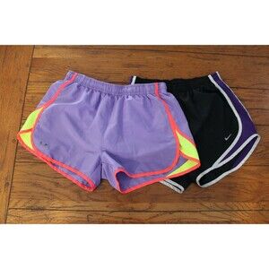 Lot of 2 Nike & Under Armour Dri-Fit Running Shorts Women's Small Tempo Lined